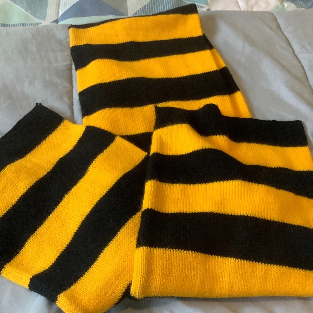 Get on your black and gold with this scarf